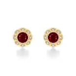 Kolczyki z rubinem AJK_028 Kolczyki z rubinem AJK_028